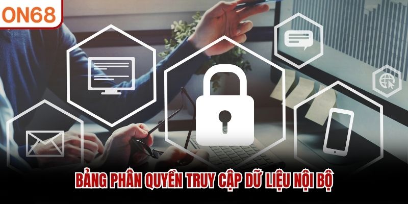 Bảng phân quyền truy cập dữ liệu nội bộ