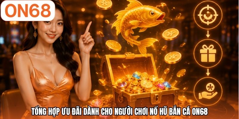 Tổng hợp ưu đãi dành cho người chơi nổ hũ bắn cá ON68